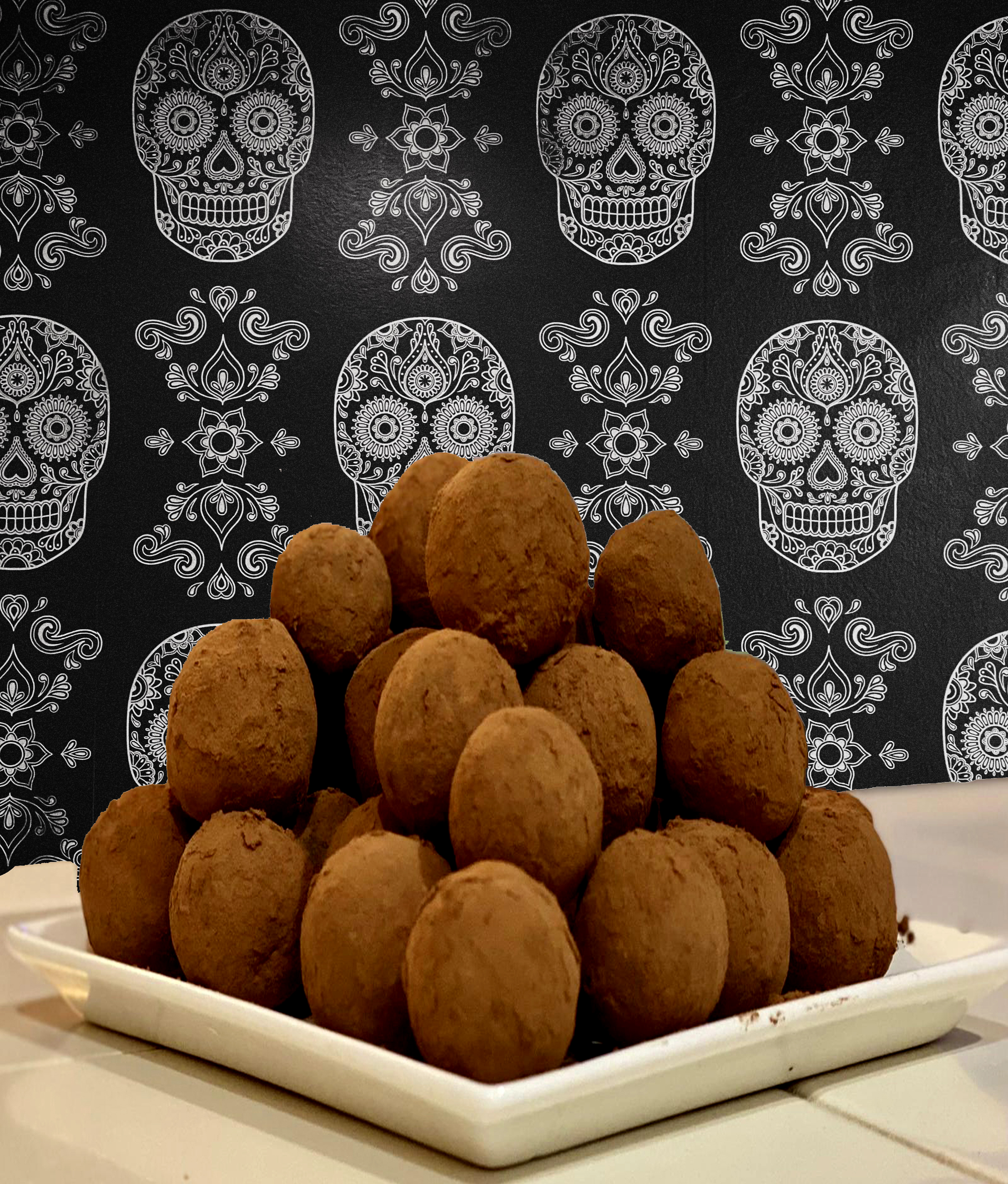 truffles piled on a plaet